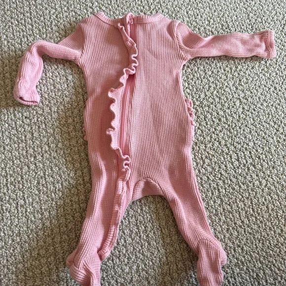 Pink Ruffled Kids One Piece - Picture 1 of 1